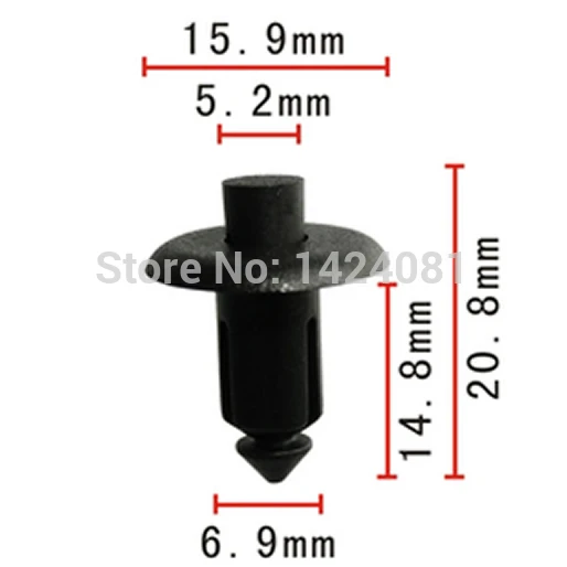 

500x OEM нейлон forGM #21035345 откидной борт верхнем окне ниже декоративный молдинг зажим