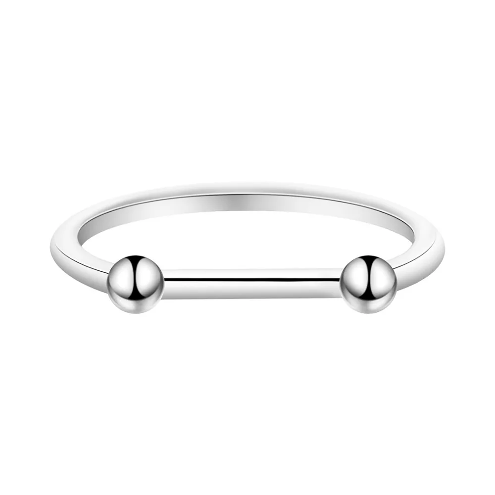 Chemistry Molecule Bead Bar Infinity Rings Women Simple Geometric Knuckle Finger Toe Birthday Jewelry Collar Bague Femme | Украшения и