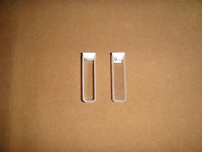 10 мм кюветная ячейка набор из 2 кварцевых кюветок лабораторная кварцевая посуда |