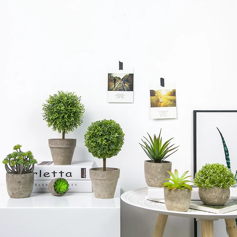 Искусственные растения в нордическом стиле высокого качества имитация растений
