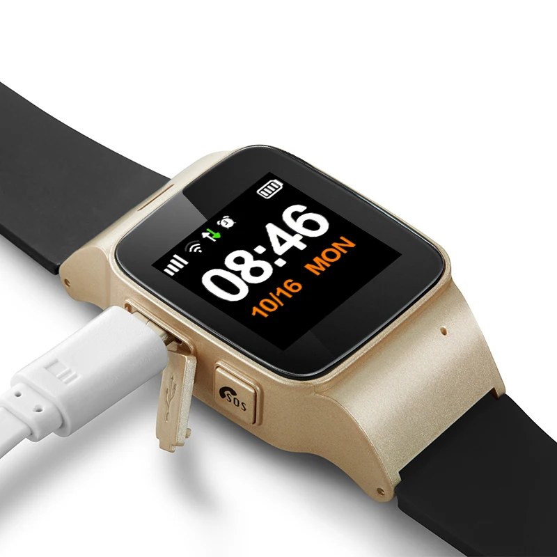 Умные GPS часы D99 для пожилых родителей трекер умные с пультом SOS анти потерянный