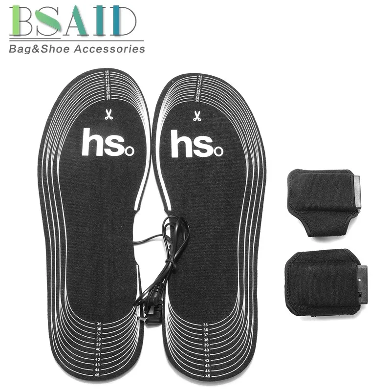 Стельки с подогревом BSAID мужские и женские теплые стельки электрическим на 50