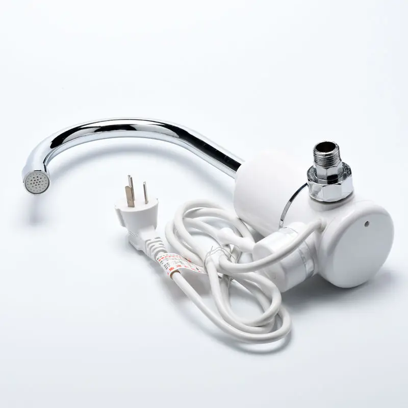 Электрический кран водонагреватель Мгновенное Tankless работает фонтан по бокам на