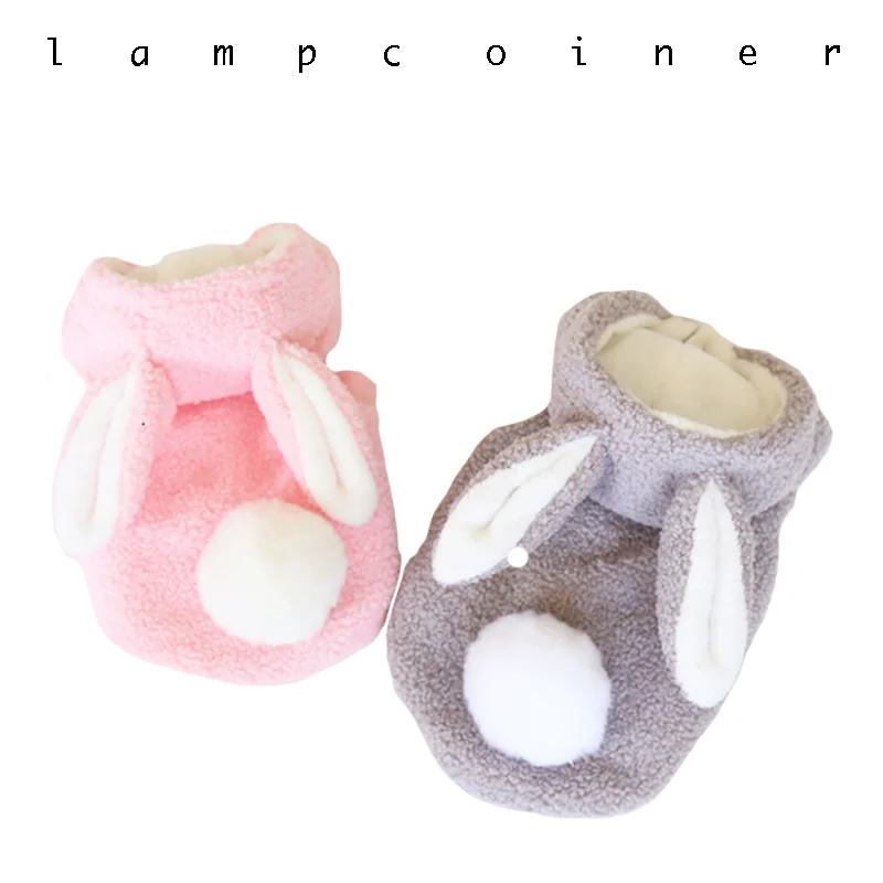 Утолщенная маленькая одежда для собак осень-зима новая плюшевый медведь