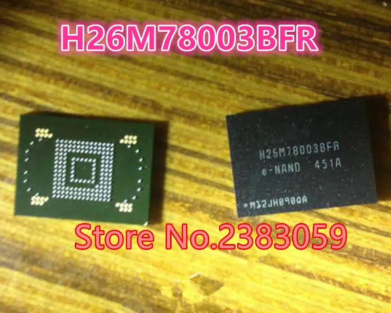 Aowezii(1 шт.) (2 (5 (10 100% Новый оригинальный H26M78003BFRE-NAND H26M78003BFR 64 ГБ чип памяти BGA E-NAND |