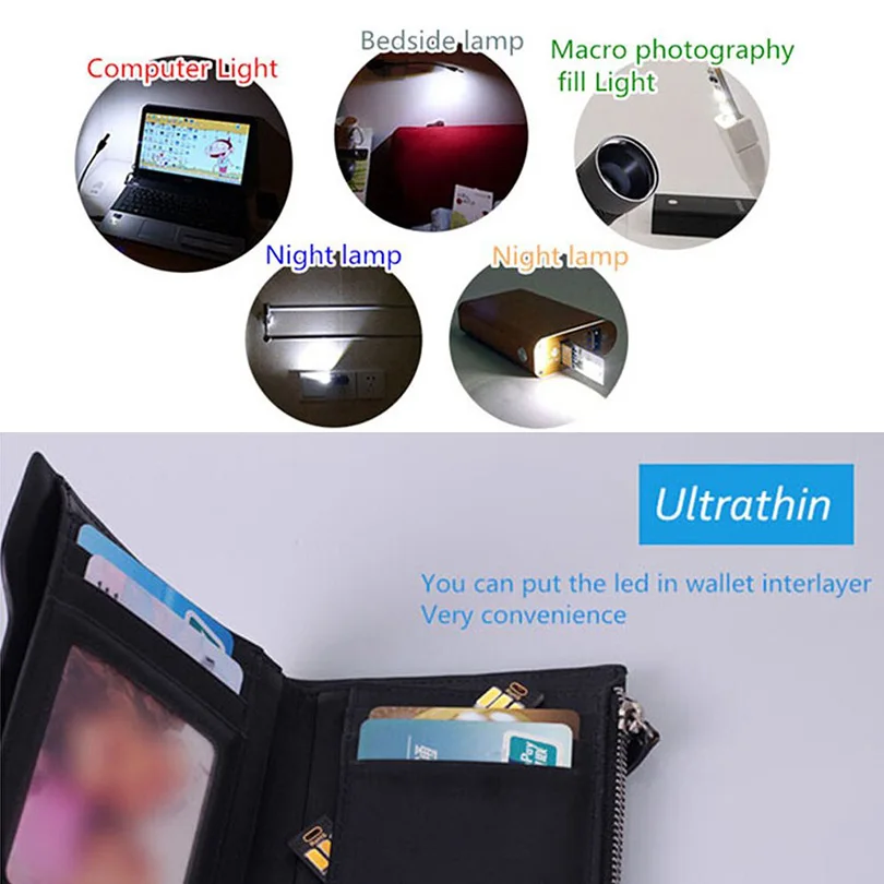 Портативный сенсорный диммер 1 шт. 6 светодиодов USB светодиодная лампа настольная
