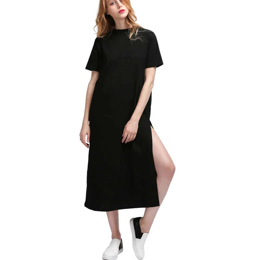 Повседневное осень-зима платье Макси рубашка Для женщин вечерние Boho пляж