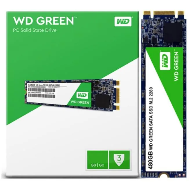 Твердотельный жесткий диск для ноутбука WD/Western Data WDS480G2G0B Green Series 480g SSD