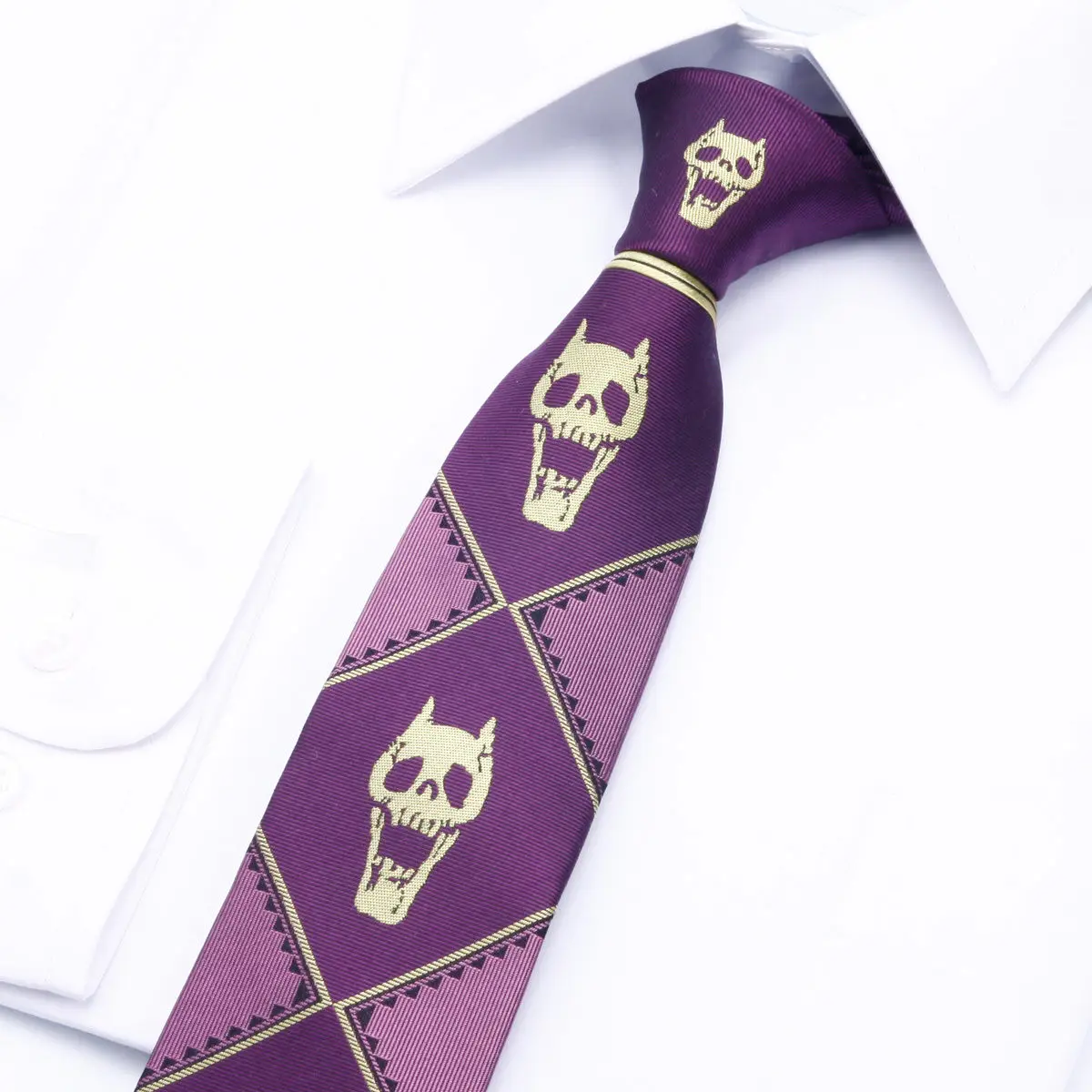 Галстук из жаккардового шелка с черепом 7 см|silk tie|jacquard silk tietie neckties |