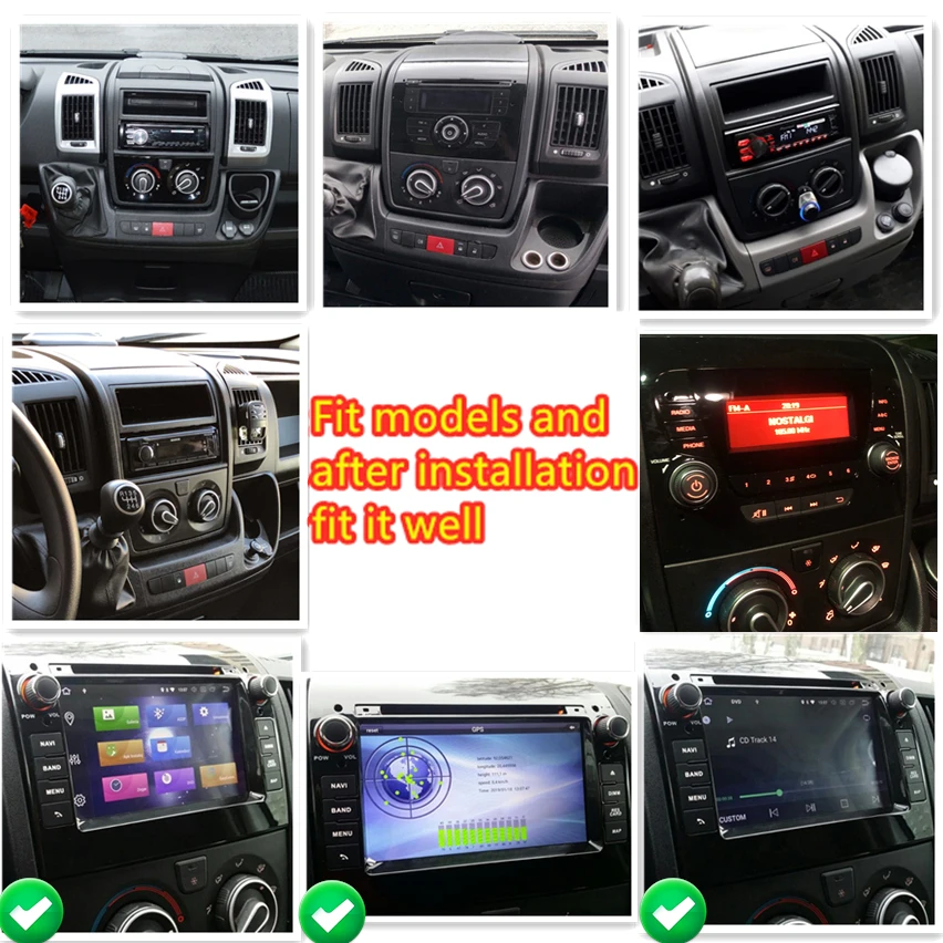 8-ядерный " ips Android 9,0 автомобильный стерео для Fiat CITROEN джемпер PEUGEOT Boxer DVD плеер gps навигацией, Wi-Fi, FM, мультимедийный