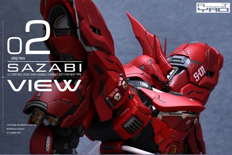 Comic Club Refitting набор Sazabi GK 2,0 для Gundam MG 1/100 MSN-04 Sazabi Ver. Ka