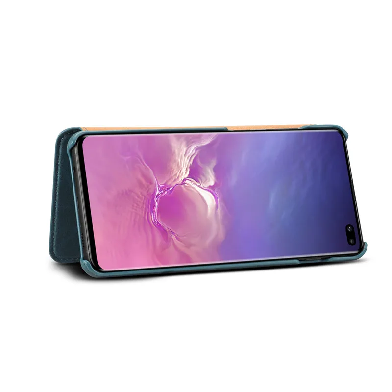 Newisdom для samsung s10 Чехол кожаный кошелек Чехол Galaxy S10 плюс Чехол s10e(полиуретан) С Откидывающейся Крышкой и отделением для карт для мужчин s9 бизнес