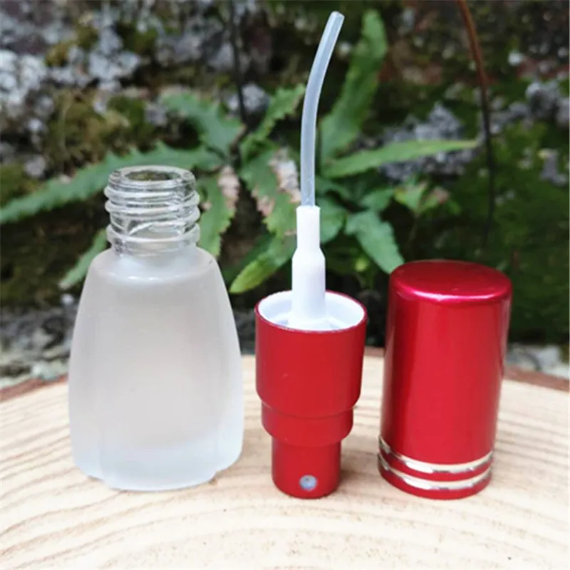 

5ML New Triangular Frosted Glass Empty Spray Perfume Bottle 100PCS/LOT