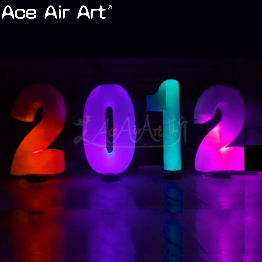 Популярное освещение Надувное украшение портативные мерцающие надувные фигурки