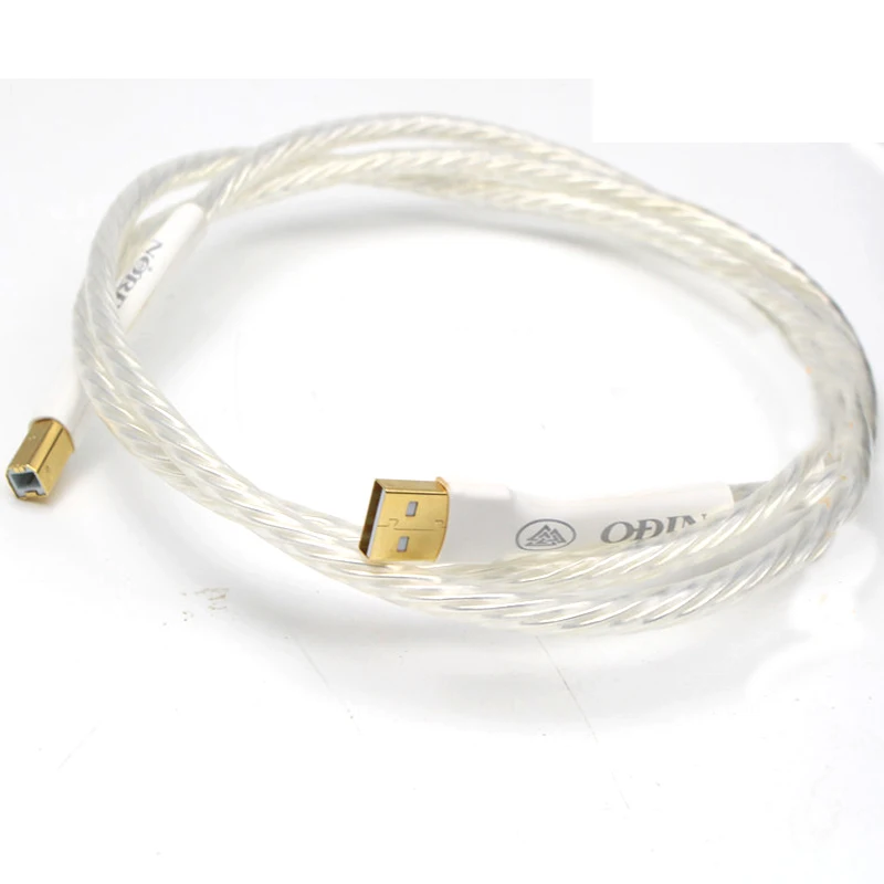 Hi Fi 1 шт. соединительный кабель USB с к B покрытием золото подключения аудио