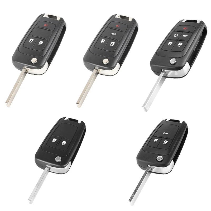 KEYECU флип чехол с дистанционным управлением для автомобильного ключа 2 3 4 5