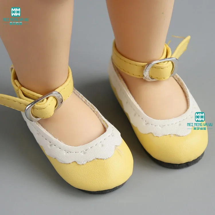 Мини игрушка кукла обувь 6,5 см кожаная обувь для 1/4 1/3 bjd кукла и 16 дюймов кукла Шэрон аксессуары
