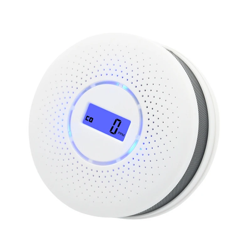 2 в 1 Комбинации для выявления наличия угарного и фотоэлектрический детектор дыма