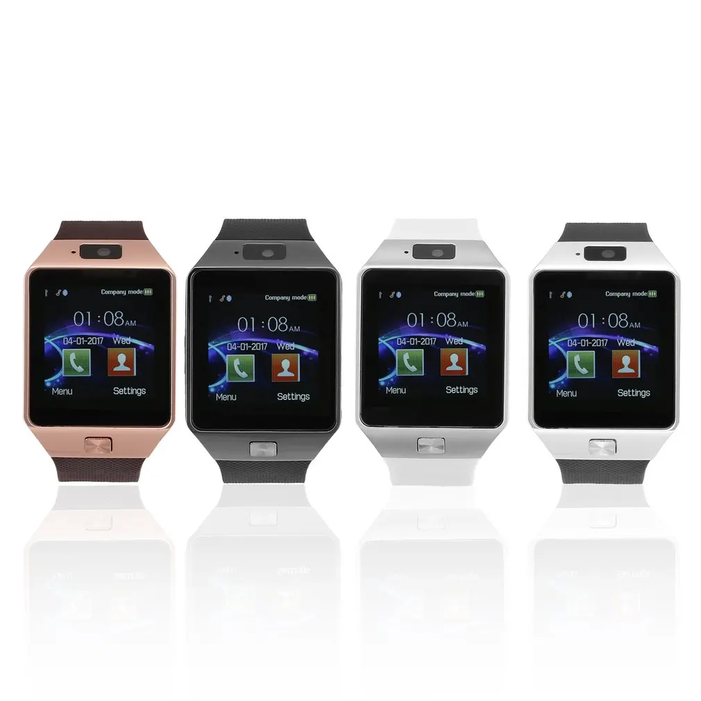 

Sleep & SnoringSmart Watch With Camera Bluetooth Wrist Watch Vibrating Sleep Monitor Support SIM TF Card For IOS & Android