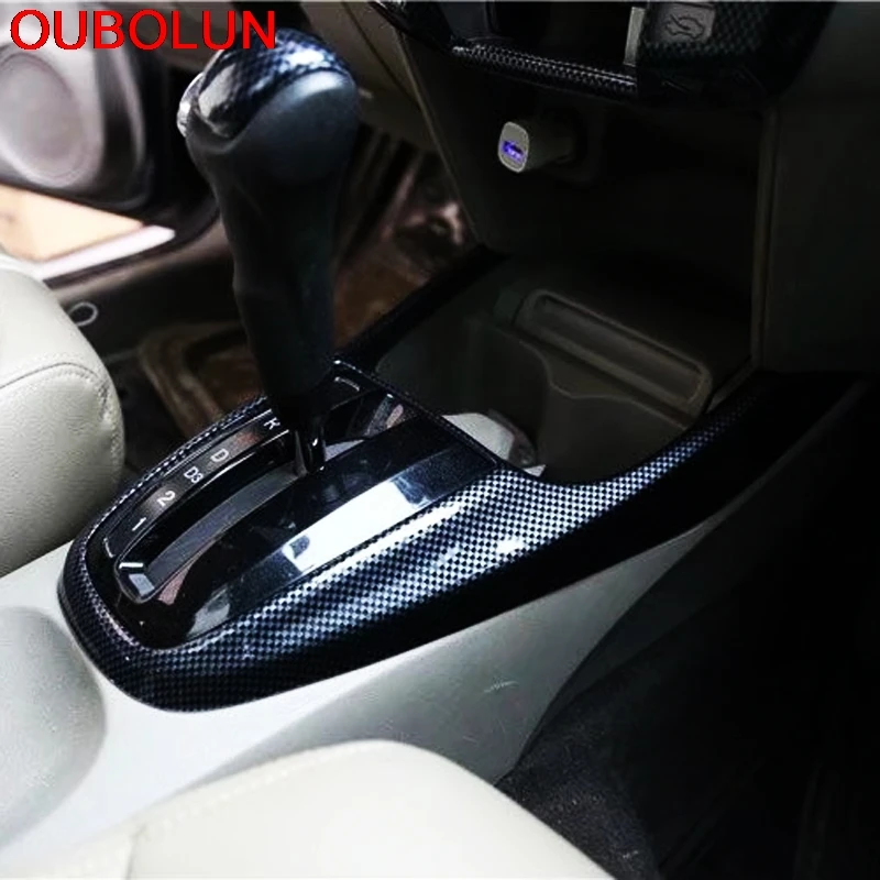 Аксессуары для интерьера Honda City 2008 2012 LHD AT переключатель передач из углеродного
