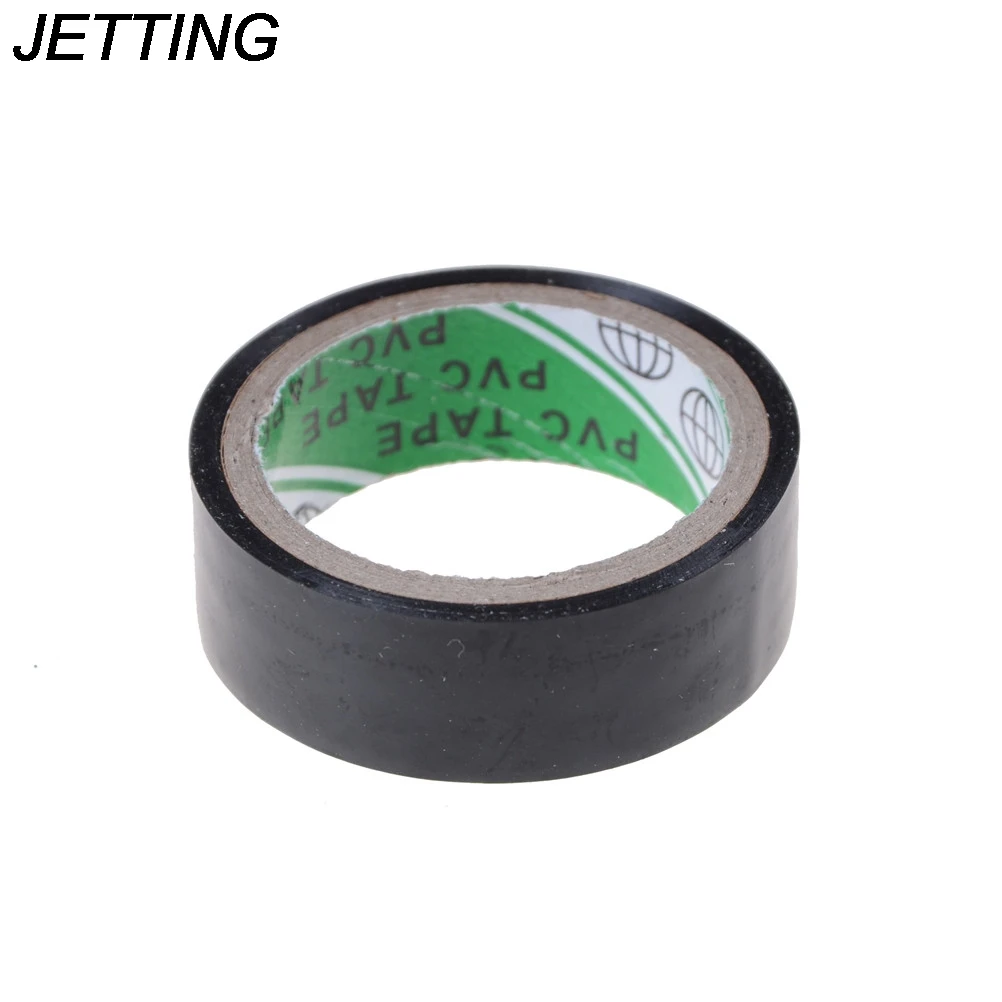1 рулон 5 м черные ПВХ электрические ленты огнеупорная изоляционная клейкая лента