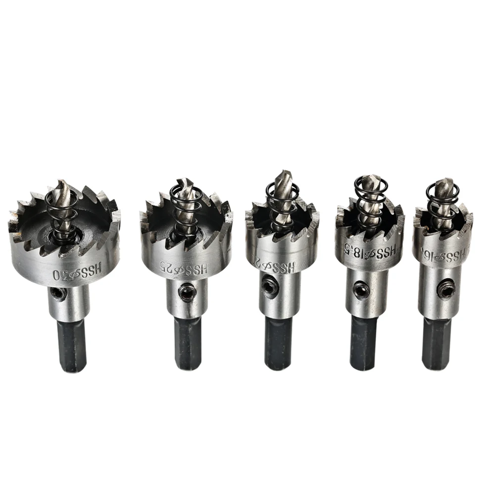 5 шт. HSS Сверло s Набор электроинструментов кольцевая пила Резак высокого Скорость