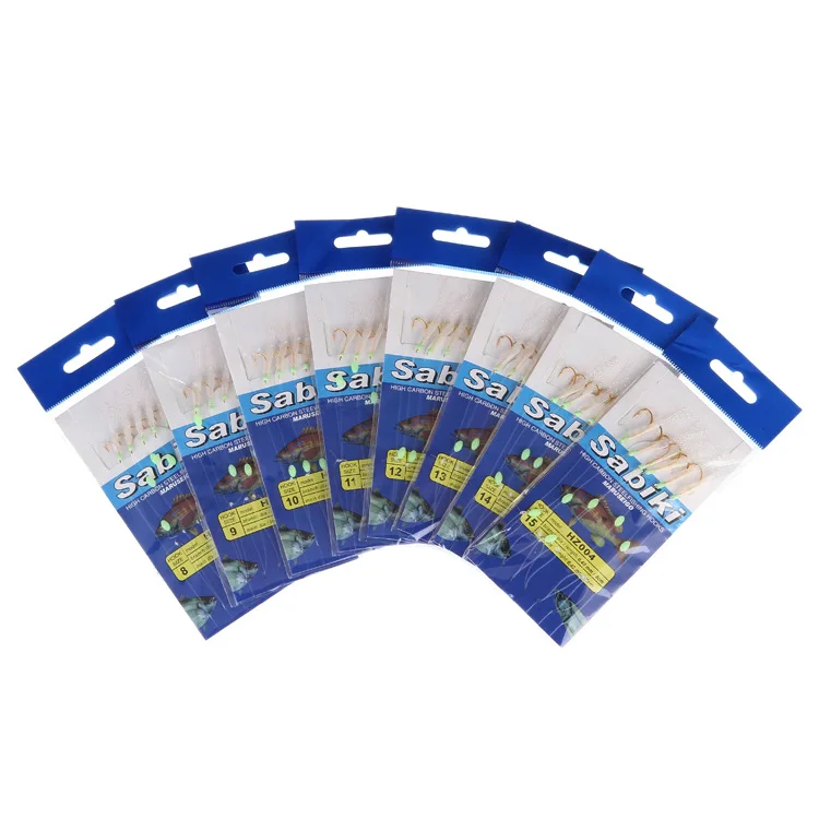 Набор приманок для морской рыбалки 10 шт. в упаковке|pesca sabiki|bait baitfishing sabiki |