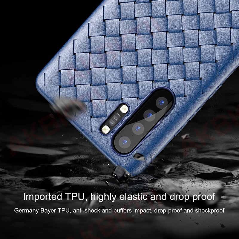 AKBKTII роскошный BV сетка Ткачество чехол для huawei p20 противоударный P30 Pro Чехол тонкий
