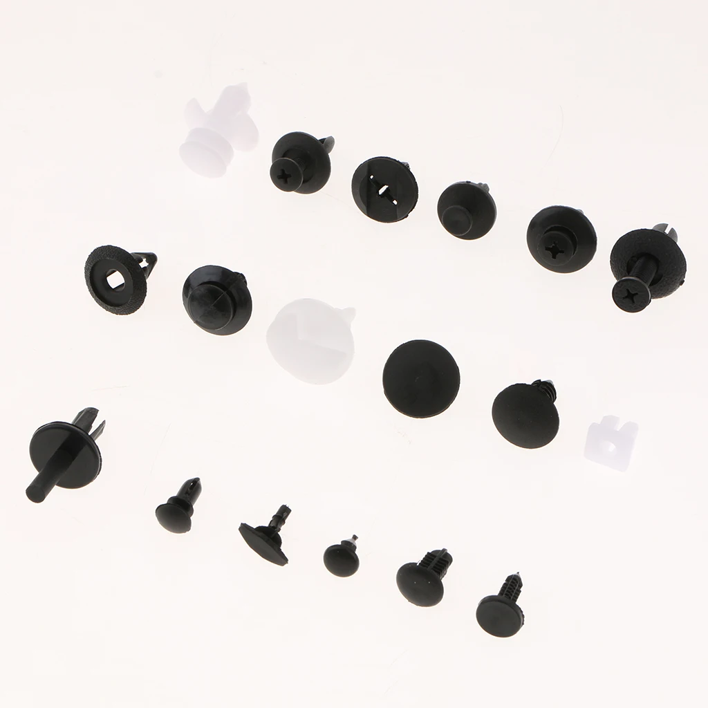 

408 Pieces Car Push Pin Rivet Clips with Storage Case for Ford Nissan