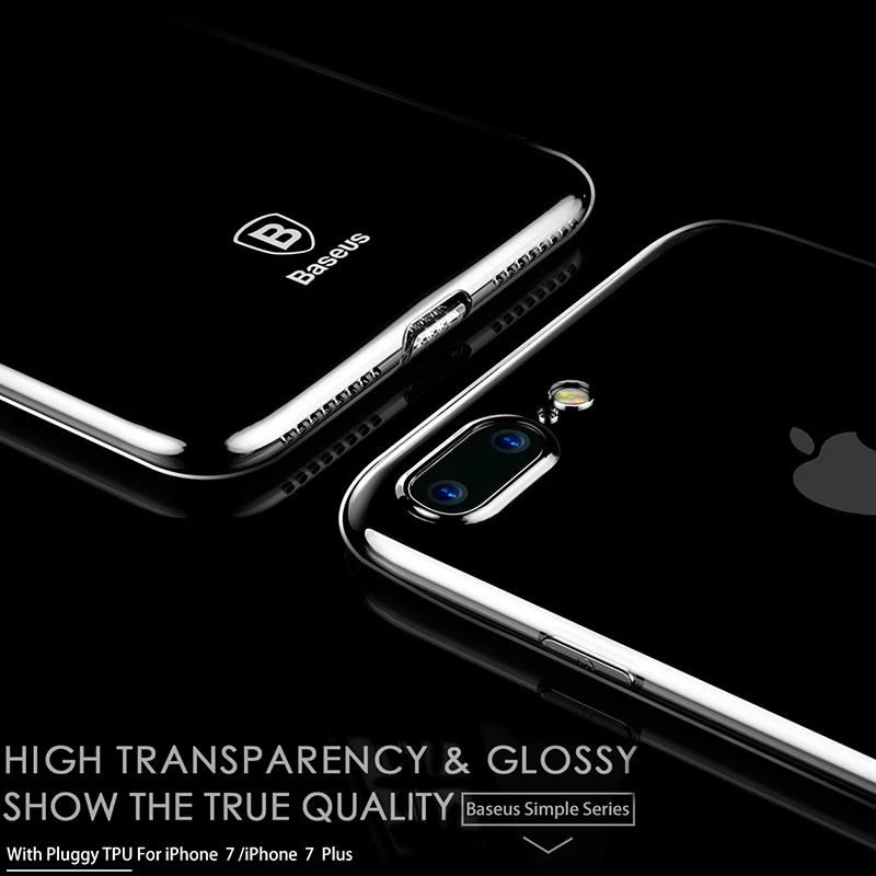 Baseus Ultra Slim Dusty чехол для iPhone 7 Plus ультра тонкий мягкий Крышка защитной оболочки