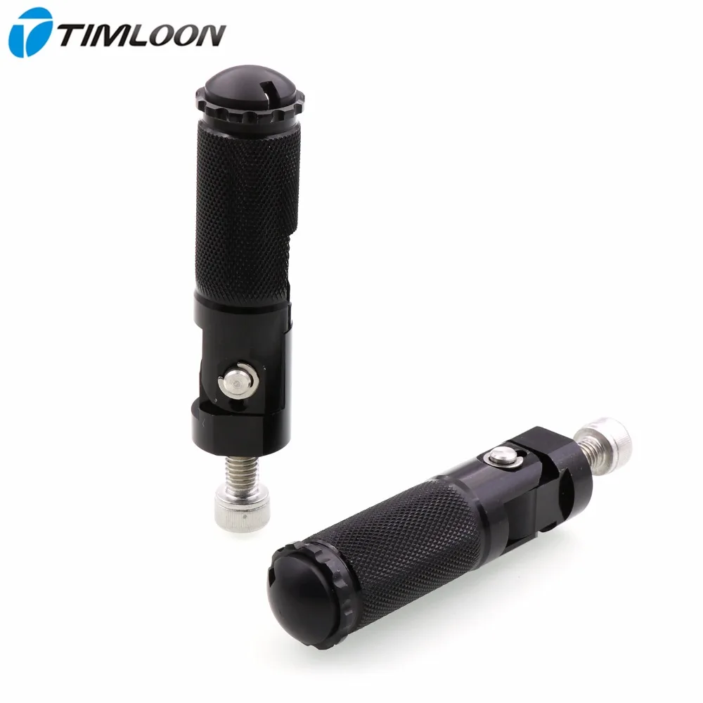 (1 пара) универсальные Алюминиевые Подножки для мотоциклов с ЧПУ подножки BMW Honda