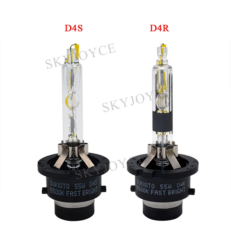 Суперъяркая Оригинальная лампа 55 Вт D2S D4S HID 5500 к белая сменная для фары автомобиля