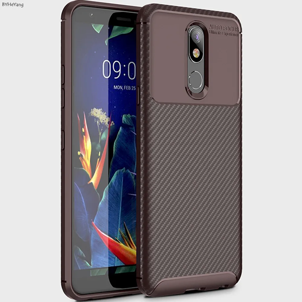 For LG K40 case on cover Silicone Rugged Armor Soft Back Cover Case K 40 Phone Fundas Coque Cases Bumper lgk40 |