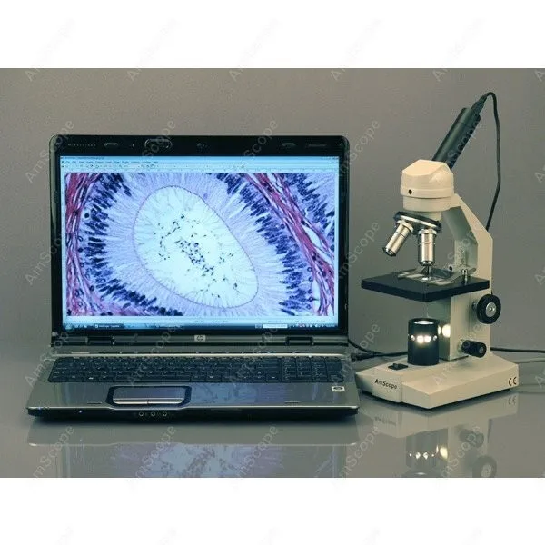 Студенческий составной Микроскоп AmScope Supply 40X 1000X студенческий с механической