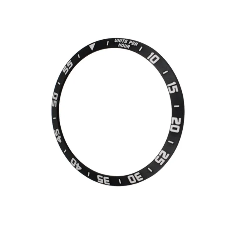 Time 42mm Black 42 мм/46 мм клейкое кольцо-ободок для циферблата, защитный ободок для часов, устойчивый к царапинам, металлический ободок, Сменные аксессуары для смарт-часов - Цвет: Time 42mm Black