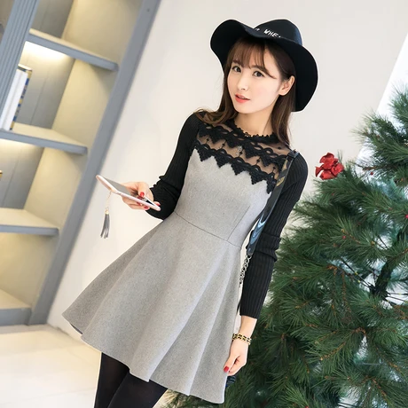 Бесплатная доставка Модель 2016 года Весенняя мода длинный рукав средний Длина