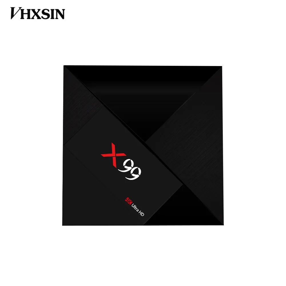 VHXSIN 50 шт./лот RK3399 шесть ядер 4 ГБ 32 X99 Smart Android 7 1 TV Box 2 4G/Φ WiFi 1000M LAN | Электроника