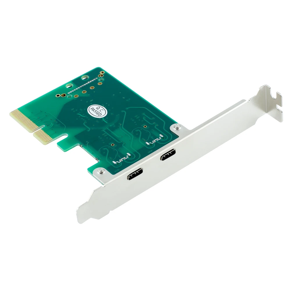 Карта памяти USB 3.1 Type C на 2 порта PCI express + PCIe низкопрофильный кронштейн pci e 4x к