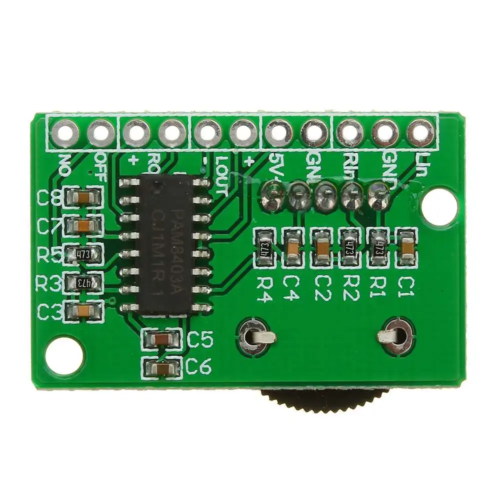 LEORY PAM8403 DC5V 3 Вт Цифровой усилитель двухканальный модуль усилитель мощности стерео плата для динамика