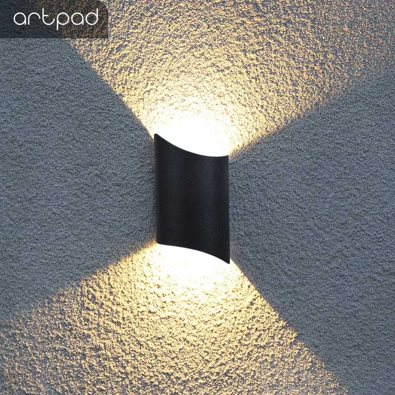 Уличная настенная лампа высокой яркости водонепроницаемый Интегрированный