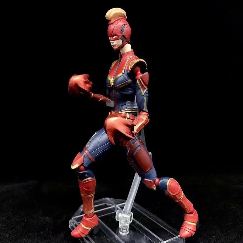 Marvel Мстители конец игры капитан Марвел соединение из ПВХ подвижная фигурка