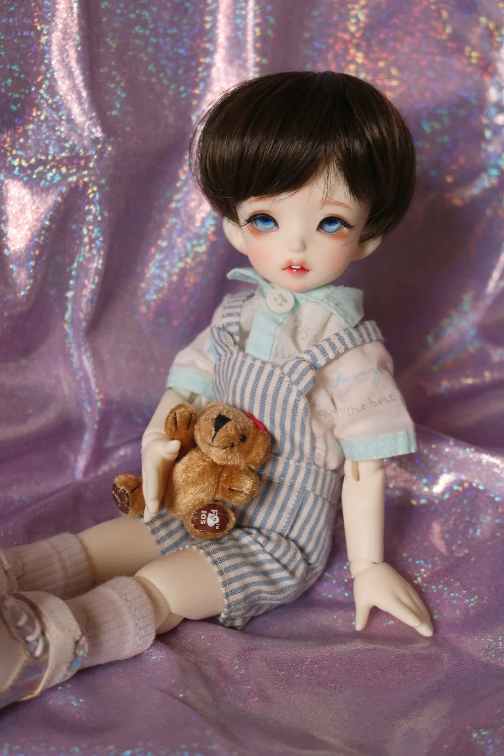 Горячая Распродажа Мода 1/6 1/4 1/3 парик черный BJD кукла парики Высокое качество