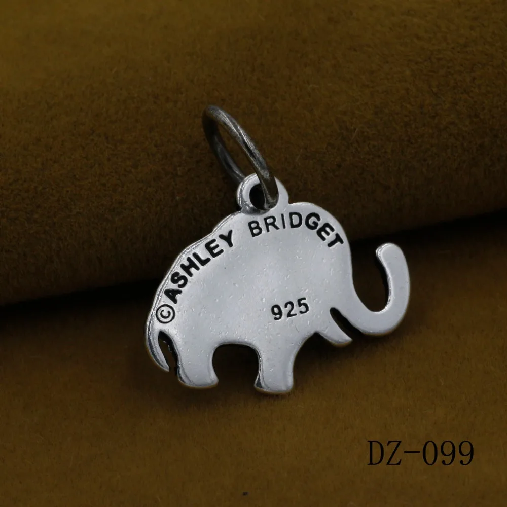 Подвеска из стерлингового серебра 925 пробы Мужская подвеска в виде слона новая