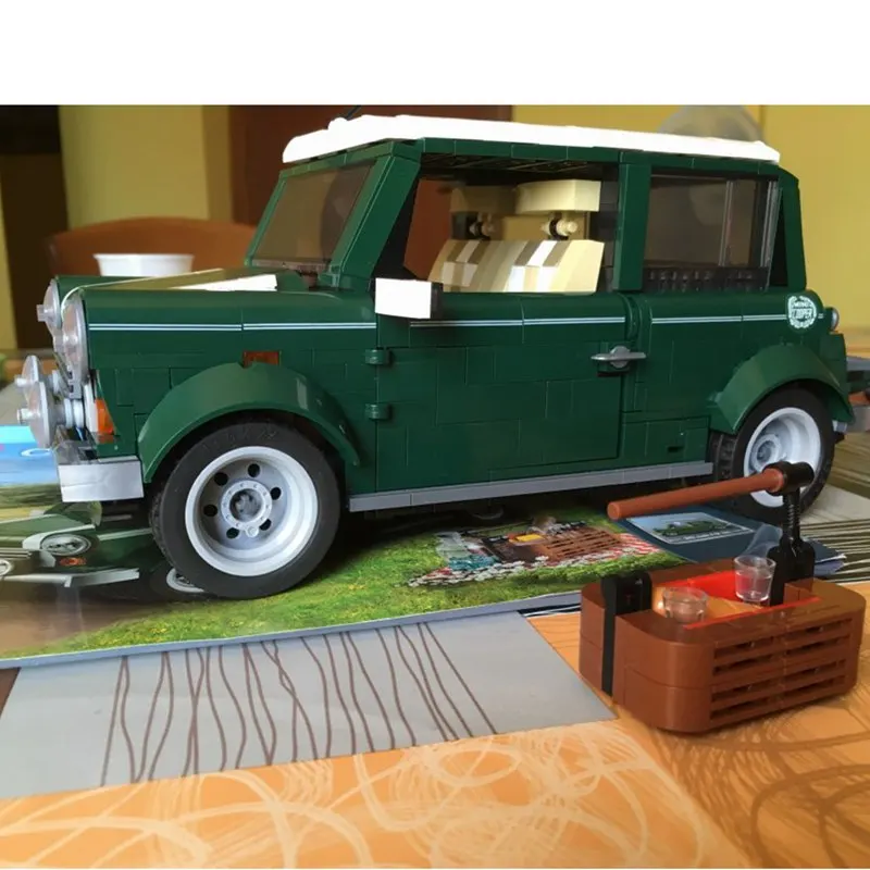 2020 Mailackers Legoing Technic MINI Cooper 1108 шт набор строительные блоки игрушки для детей Legoings