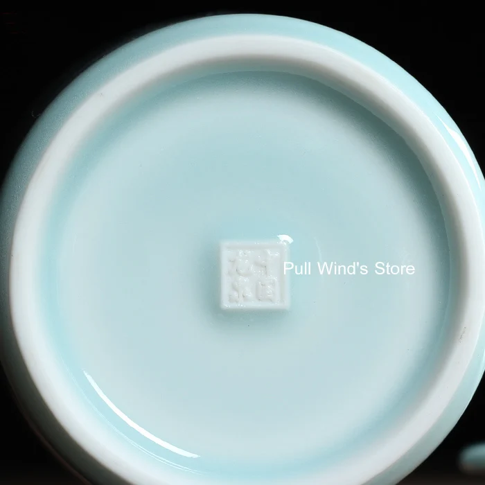 Изысканная керамическая кружка в виде слона зеленая животного для кия|cup pump|cup