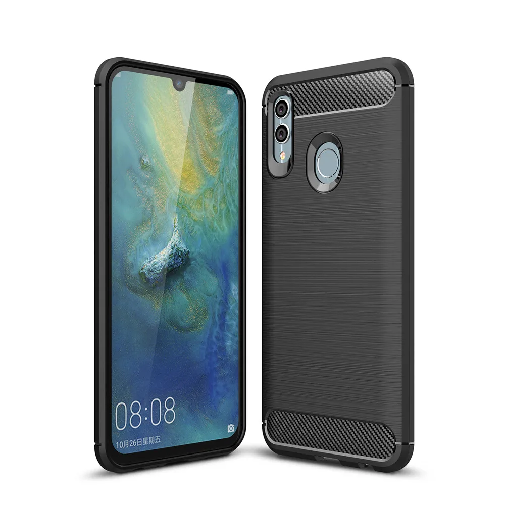 Прочный Броня мягкий TPU чехол для Huawei P Smart 2019 Plus Чехол устойчивый противоударный