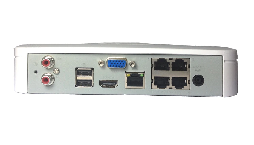 DH NVR NVR4104 P 4KS2 4CH 4PoE 4 К H.265 сети видео Регистраторы Full HD беспроводной
