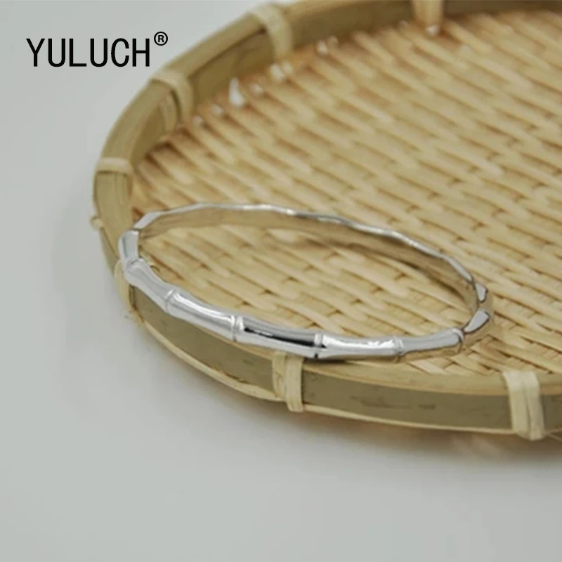 YULUCH новый уникальный дизайн бамбука 2 цвета модные браслеты для женщин простые и