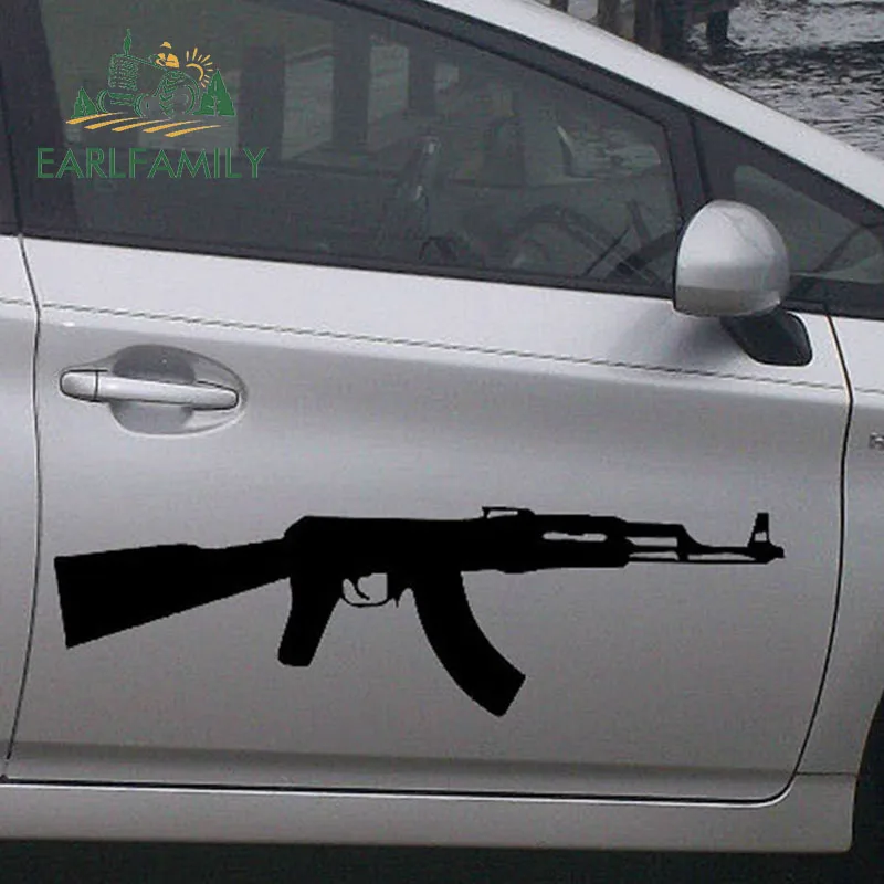 EARLFAMILY 70 см х 33 2x Ak 47 Калашников классических автомобилей Стикеры для Бортовая