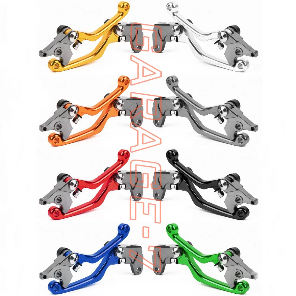 Для Honda CR125R 250R CRF250R CRF250X CRF450X 2004 2019 Комплект тормозных рычагов сцепления с ЧПУ для